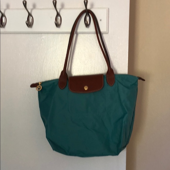 teal longchamp
